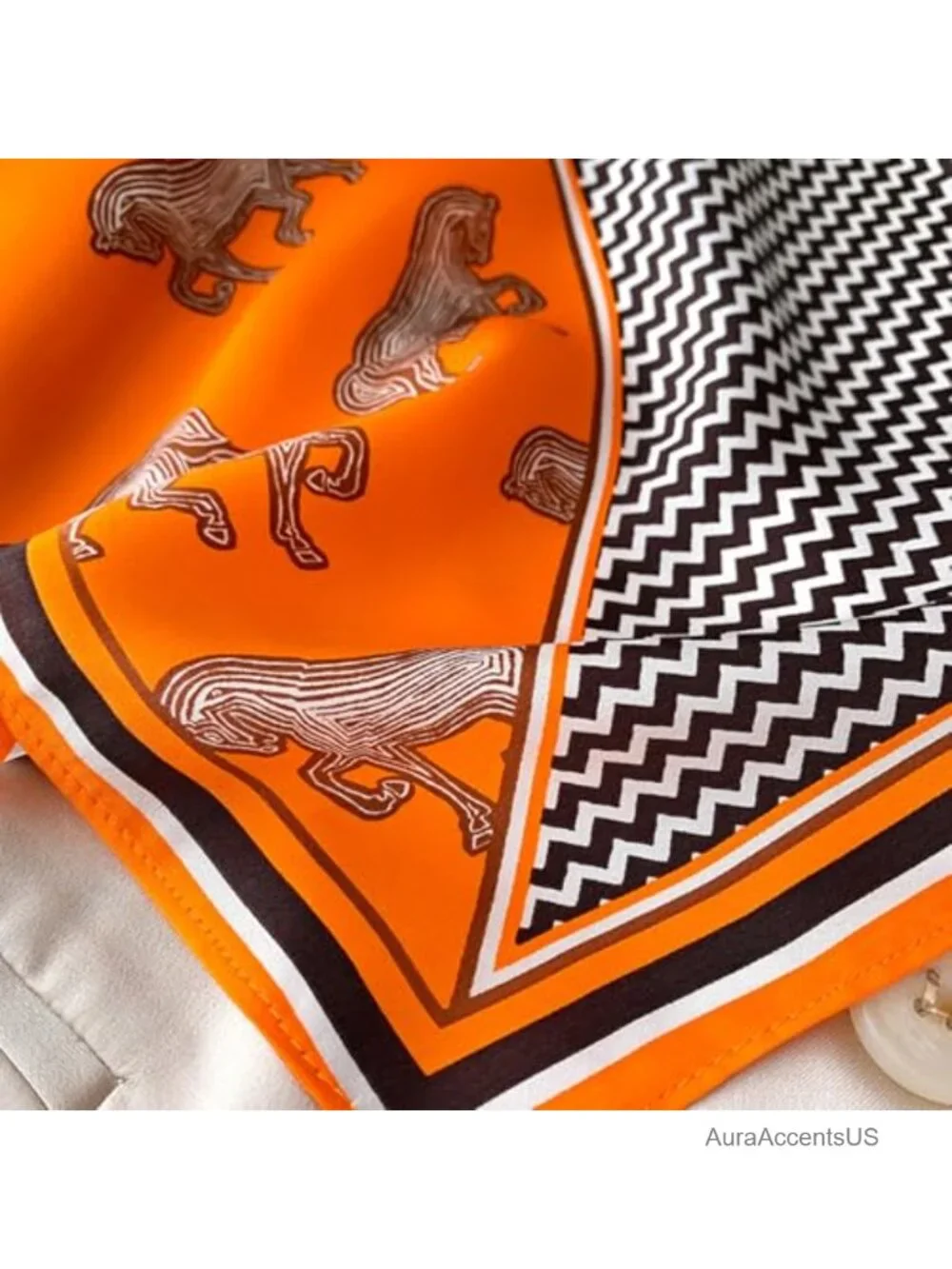 100% Mulberry Silk Square Scarf for Women Hair Neck Wrap